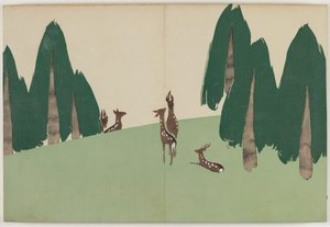 Blumen von hundert Welten (Momoyogusa): Kasuga-Ebene von Kamisaka Sekka