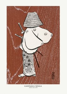 Samurai, einer von vier (1920er) von Kamisaka Sekka