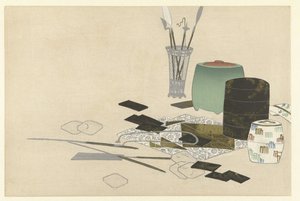 Räucherutensilien von Kamisaka Sekka