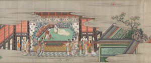 Rolle 1 aus Lied des ewigen Kummers (Chōgonka gakan) von Kano Sansetsu