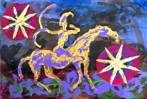 Goldene Bogenschützensterne