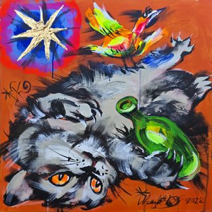 Schelmischer Kater