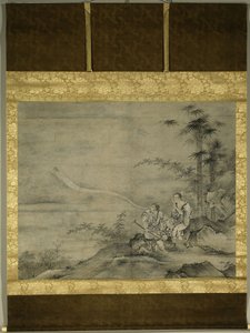 Genii Gama Sennin und Tekkai Sennin von Kano, Motonobu