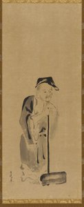 Shide Jittoku, Edo-Periode, frühes 17. Jahrhundert