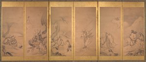Buddhistische, daoistische und konfuzianische Patriarchen