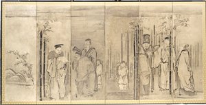 Sieben Weise des Bambushains, 1600er Jahre
