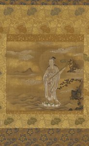 Bodhisattva überquert das Meer, Edo-Periode, 17. Jahrhundert