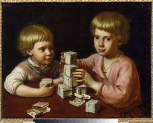 Kinder spielen von Kapiton Stepanovich Pavlov