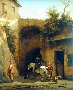 Vor dem Gasthaus, 1658
