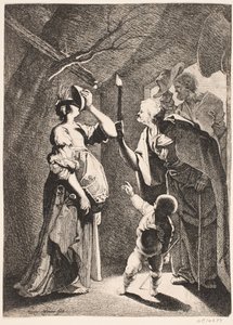 Ceres verspottet von Stellio von Karel van III Mander