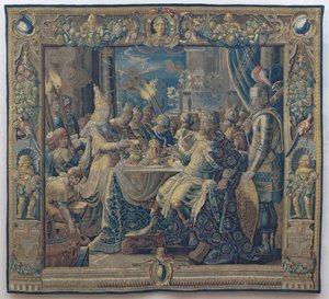 Cleopatra unterhält Anthony, ca. 1640 von Karel van II (workshop of) Mander