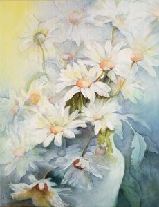 Chrysantheme, Schneekappe von Karen Armitage