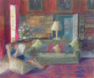 Bibliothek in Thorpe Perrow von Karen Armitage