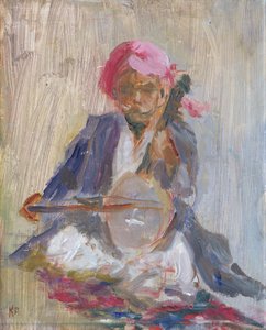 Der Sitar-Spieler, 2001 von Karen Armitage