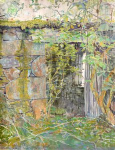 Vergessene Steintür