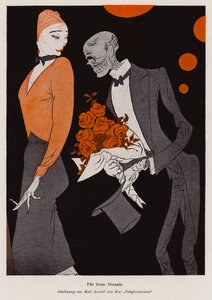 Für treue Dienste - die Auswirkungen der Syphilis von Karl Arnold