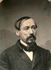 Nikolai Nekrassow, russischer Dichter und Verleger, späte 1850er Jahre von Karl August Bergner