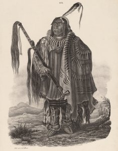 Ein Monitari-Indianer, 1839