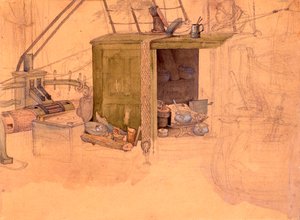 Galeere auf der Janus von Karl Bodmer