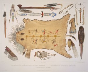Indische Utensilien und Waffen