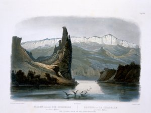 Der Zitadellenfelsen am oberen Missouri, Platte 18 aus Band 1 von 