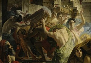 Detail (Der letzte Tag von Pompeji) von Karl Pavlovich Bryullov