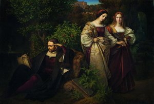 Torquato Tasso und die zwei Leonoren von Karl Ferdinand Sohn