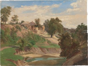 Am Pedernales River von Karl Friedrich Hermann Lungkwitz