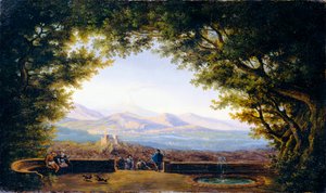 Altan mit weitem Fernblick (Kopie nach Karl Friedrich Schinkel) von Karl Friedrich Schinkel