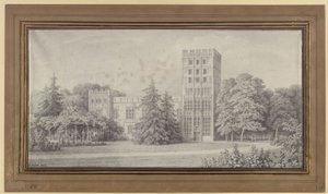 Berlin. Kavalierhaus auf der Pfaueninsel. Ansicht von Karl Friedrich Schinkel