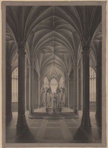 Berlin. Schloss Charlottenburg, Schlosspark, Mausoleum der Königin Luise. Innenraum von Karl Friedrich Schinkel