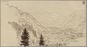 Das Gasteinertal von Karl Friedrich Schinkel
