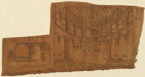 Jerusalem. Grabeskirche. Innenansicht von Karl Friedrich Schinkel