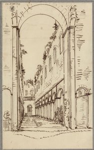 Klosterruine Paulinzella. Innere Ansicht von Osten von Karl Friedrich Schinkel