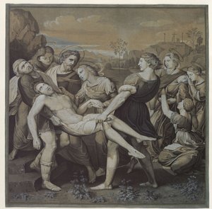 Kopie nach Raffaels "Grablegung" von Karl Friedrich Schinkel
