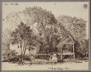Mühle bei Popetz in Krain von Karl Friedrich Schinkel