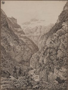 Pass Lueg bei Salzburg von Karl Friedrich Schinkel