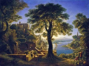 Schloß am Strom von Karl Friedrich Schinkel