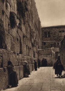 Jerusalem, Klagemauer der Juden von Karl Grober