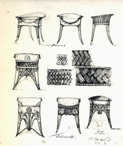 Entwürfe für Tabourets