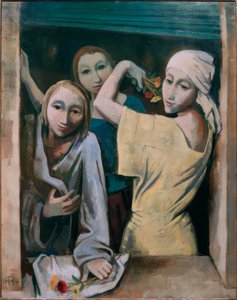 Blumenwerfende Mädchen