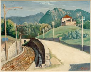 Landschaft bei Cappella in Graubünden