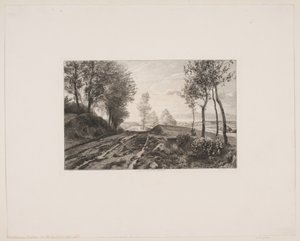 Landschaft mit Straße