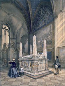 Grab von Gustav I in der Kathedrale von Uppsala von Karl Johann Billmark