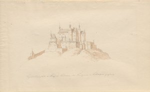 Schloss Landstuhl bei Kaiserslautern, gehörig den Prinzen von Sickingen von Karl Julius Von Leypold