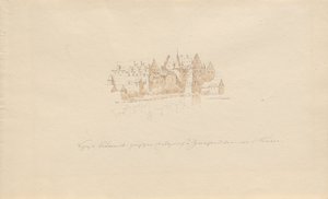 Schloss Lauter zwischen Creutznach und Zweibrücken an der Lauter von Karl Julius Von Leypold