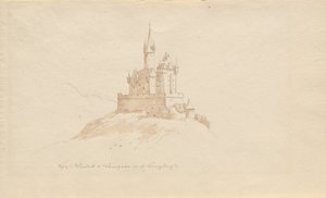 Schloss Windeck bei Weinheim an der Bergstraße von Karl Julius Von Leypold
