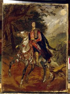 Porträt des Grafen Anatole Nikolajewitsch Demidow, erster Prinz von San Donato (1812-1870) - Gemälde von Karl Pawlowitsch Brjullow (1799-1852) von Karl Pavlovich Bryullov
