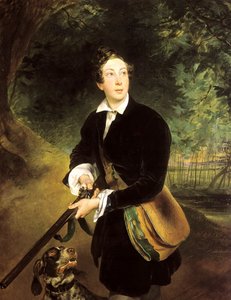 Porträt des Autors Graf Aleksey Konstantinovich Tolstoy von Karl Pavlovich Bryullov