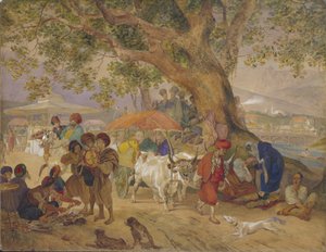 Süßwasserquellen bei Konstantinopel, 1849